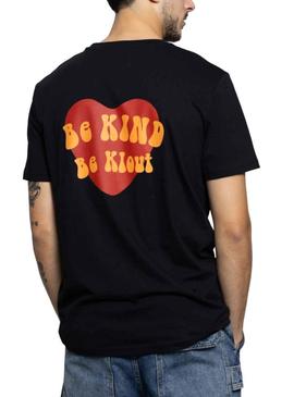 T-Shirt Klout Love Preto Unisex