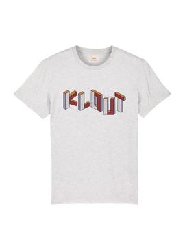 T-Shirt Klout Art Cinza Unisex