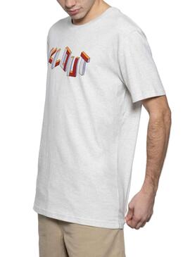 T-Shirt Klout Art Cinza Unisex
