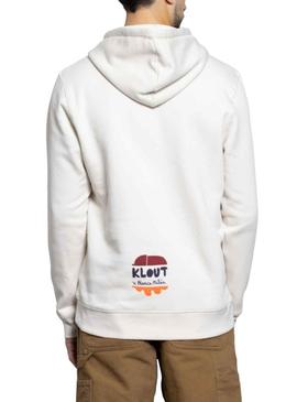 Sweat Klout Branco Millán II Beige Unisex