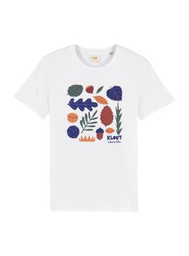 T-Shirt Klout Branco Millán I Branco Unisex