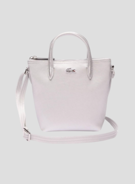 Bolsa Lacoste XS Shopping Cross Plateado Mulher