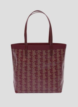 Bolsa Lacoste Zely Shopping Bag Bordeaux Mulher