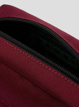 Bolsa de Ombro Lacoste Vertical Camera Bordeaux Homem