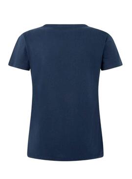 T-Shirt Pepe Jeans Wendys Azul Marinho para Mulher