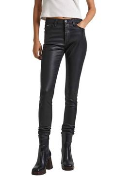 Calças Pepe Jeans Regent Skinny Preto para Mulher