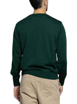 Camisola Klout Basic Pico Verde para Homem