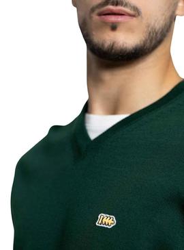 Camisola Klout Basic Pico Verde para Homem