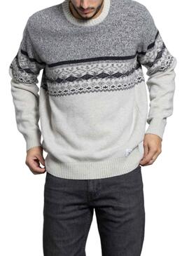 Camisola Klout Greca Cinza para Homem