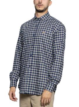 Camisa Klout London Azul para Homem