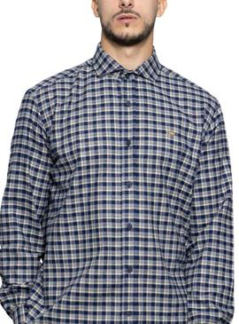 Camisa Klout London Azul para Homem