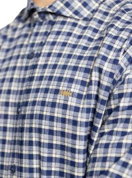 Camisa Klout London Azul para Homem