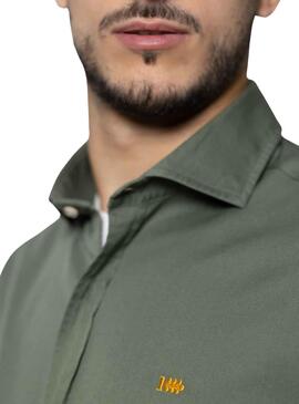 Camisa Klout Sálvia Verde para Homem