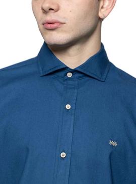 Camisa Klout Lapislazuli Azul para Homem