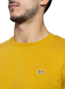 Sweat Basica Klout Ocre para Homem