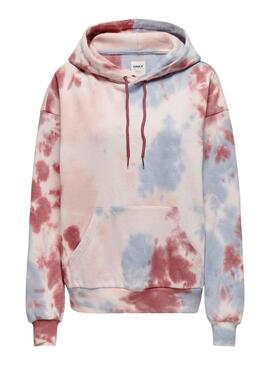 Sweat Only Joda Tie Dye Rosa para Mulher