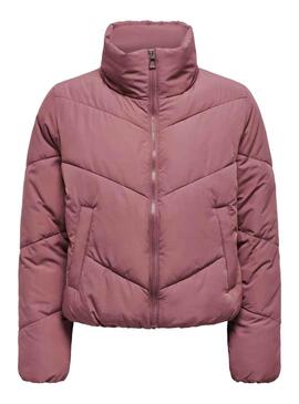 Casaca Acolchoado Only Maggi Rosa para Mulher