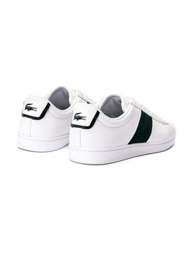 Sapatilhas Lacoste Carnaby Evo Branco Verde Homem