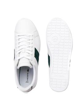 Sapatilhas Lacoste Carnaby Evo Branco Verde Homem