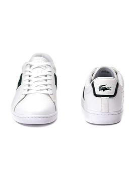 Sapatilhas Lacoste Carnaby Evo Branco Verde Homem