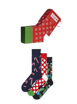 Pack Happy Socks Meias de Natal
