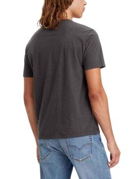 T-Shirt Levis Original Logo Cinza para Homem