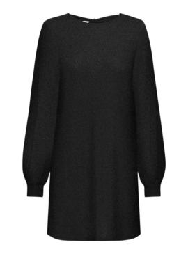Vestido Only Carol Glitter Preto para Mulher