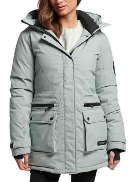 Parka Superdry City Azul para Mulher