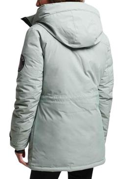 Parka Superdry City Azul para Mulher