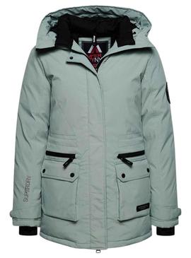 Parka Superdry City Azul para Mulher