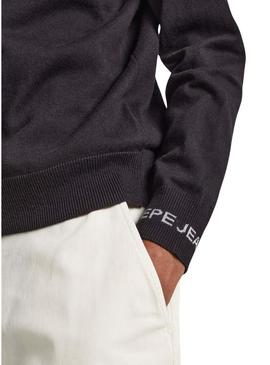 Camisola Pepe Jeans Andre Cuello Alto Preto Homem