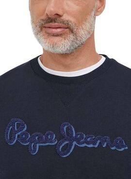 Sweat Pepe Jeans Ryan Azul Marinho para Homem