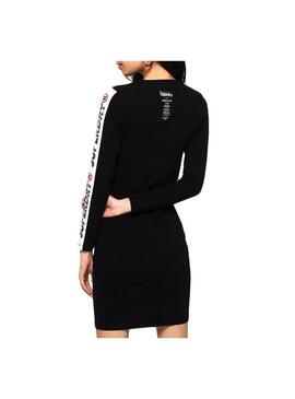 Vestido Superdry Bodycon Preto Mulher