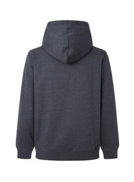 Sweat Pepe Jeans Novo Hoodie Azul Homem