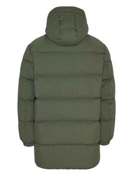 Parka Tommy Jeans Essential Down Verde para Homem