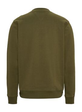 Sweat Tommy Jeans Entry Graphic Verde Homem