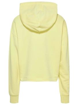 Sweat Tommy Jeans Rlx Essential Amarelo Mulher