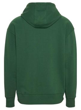 Sweat Tommy Jeans Signature Verde para Homem