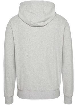 Sweat Tommy Jeans Arched Cinza para Homem