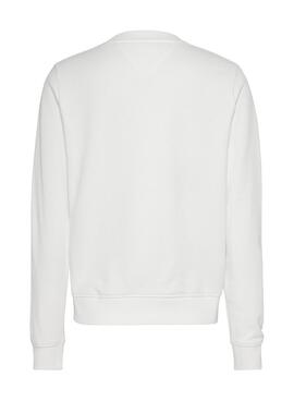 Sweat Tommy Jeans Gold Linear Branco Mulher