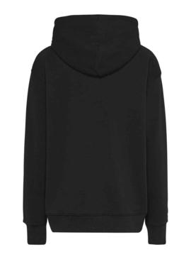 Sweat Tommy Jeans Essential Logo 1 Preto Mulher