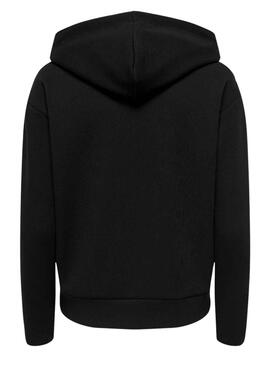 Sweat Only Fancy Capuz Preto para Mulher