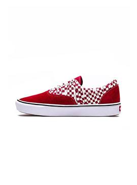 Sapatilhas Vans ComfyCush Era Check Vermelho Homem