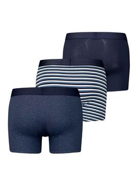 Cuecas Levis Logo Box Listras para Homem