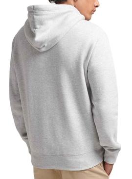 Sweat Supedry Glaciar Cinza para Homem