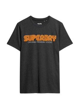 T-Shirt Superdry Repeat Azul Marinho para Homem