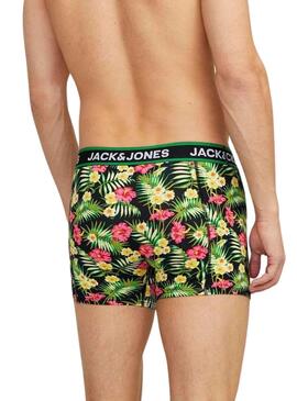 Pack Cuecas Jack & Jones Flowers