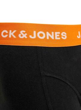 Cuecas Jack & Jones Deu Pack 3 Preto