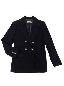 Blazer Naf Naf Militar Preto para Mulher