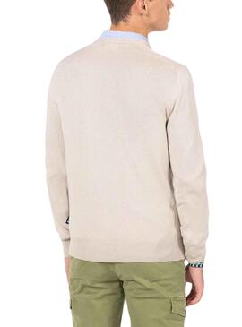 Camisola El Pulpo Arizona Beige para Homem